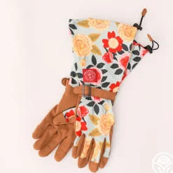 Floral Arm-Saver Garden Gloves>Heirloom Roses Clearance