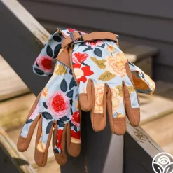 Floral Arm-Saver Garden Gloves><noscript><img width=